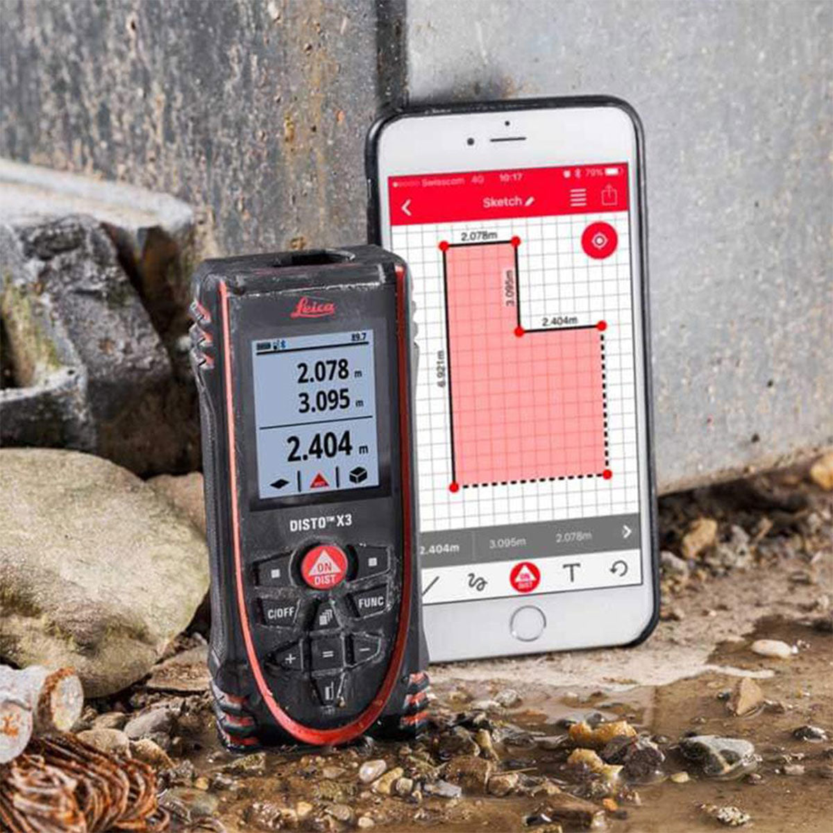 Leica DISTO X3 150m Distance Measurer