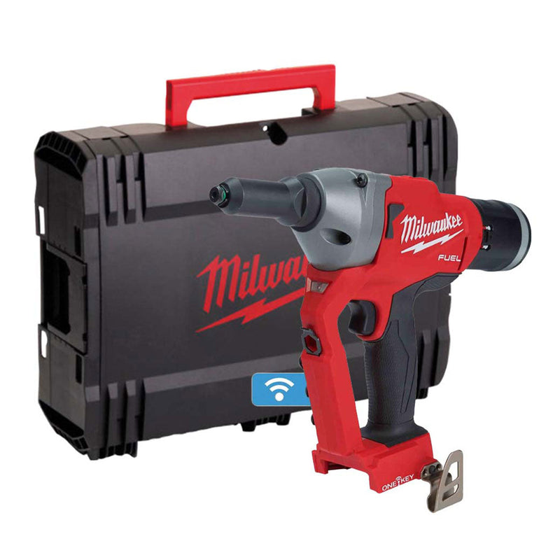 Milwaukee M18ONEFPRT-0X 18V FUEL ONE-KEY Brushless Rivet Gun Body Only with Case 4933478601