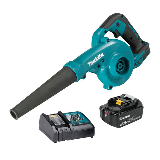 Makita DUB185RT 18V LXT Cordless Blower With 1 x 5.0Ah Battery & Charger