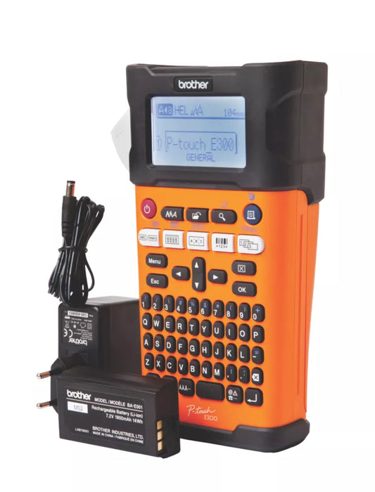 BROTHER PT-E300VP HAND-HELD LABEL PRINTER