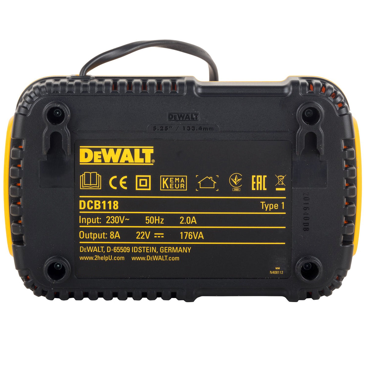 Dewalt DCB118 18/54V Li-ion FlexVolt XR Multi-Voltage Fast Charger