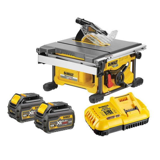 Dewalt DCS7485T2 54V Flexvolt 210mm Table Saw with 2 x 6.0Ah Batteries & Charger