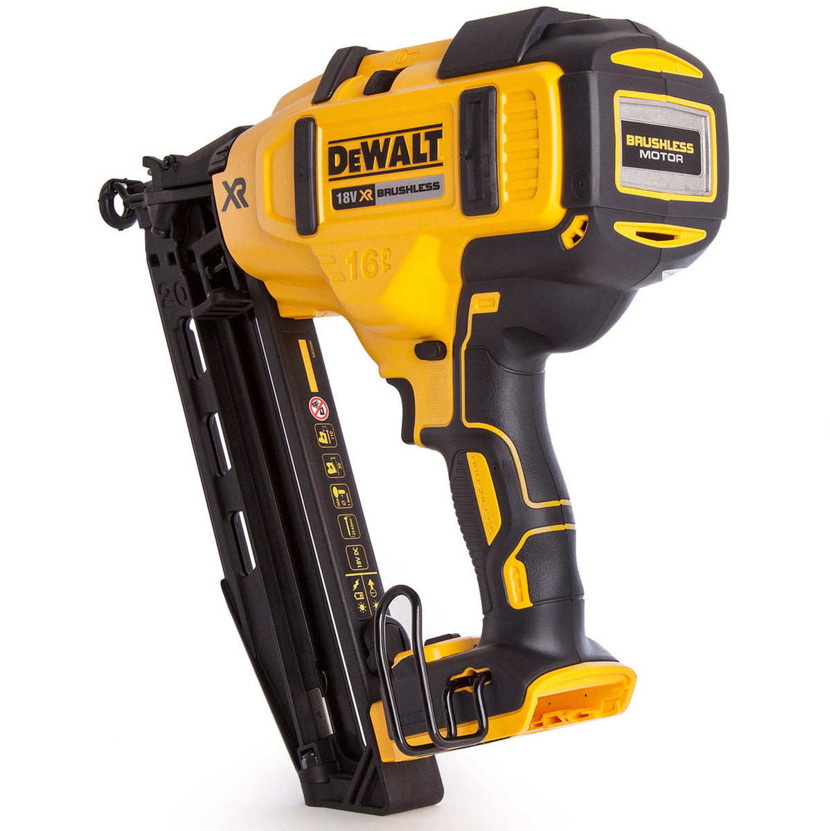 DeWalt DCN660N 18V Brushless Second Fix Nailer with 1 x 5.0Ah Battery Charger & 20" Bag