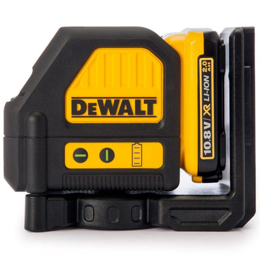 Dewalt DCE088D1G 12V Self-Levelling Green Cross Line Laser With 2.0Ah Battery Charger & TSTAK Case