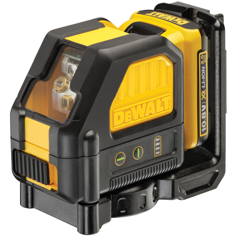 Dewalt DCE088D1G 12V Self-Levelling Green Cross Line Laser With 2.0Ah Battery Charger & TSTAK Case