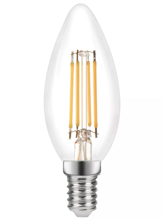 LAP SES CANDLE LED VIRTUAL FILAMENT LIGHT BULB 470LM 3.4W