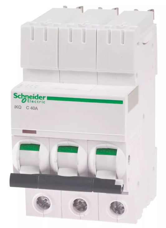 SCHNEIDER ELECTRIC IKQ 40A TP TYPE C 3-PHASE MCB (349HV)