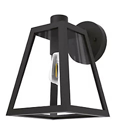 EGLO MIRANDOLA OUTDOOR WALL LIGHT BLACK