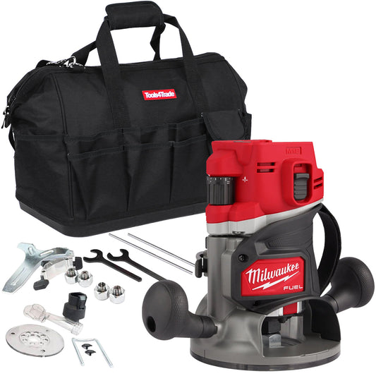 Milwaukee 18V M18FR12-0 FUEL Brushless 1/2" Router Cutter with Bag