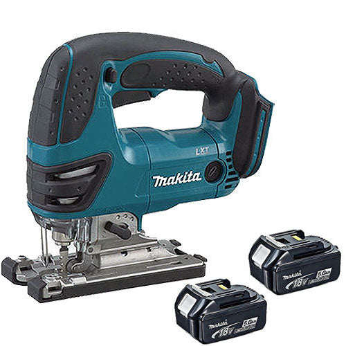 Makita DJV180Z 18V LXT Li-ion Cordless Jigsaw Body With 2 x 5.0Ah Batteries