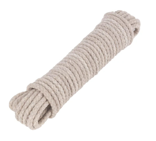 ROTHLEY WAXED COTTON SASH CORD WHITE 6MM X 10M