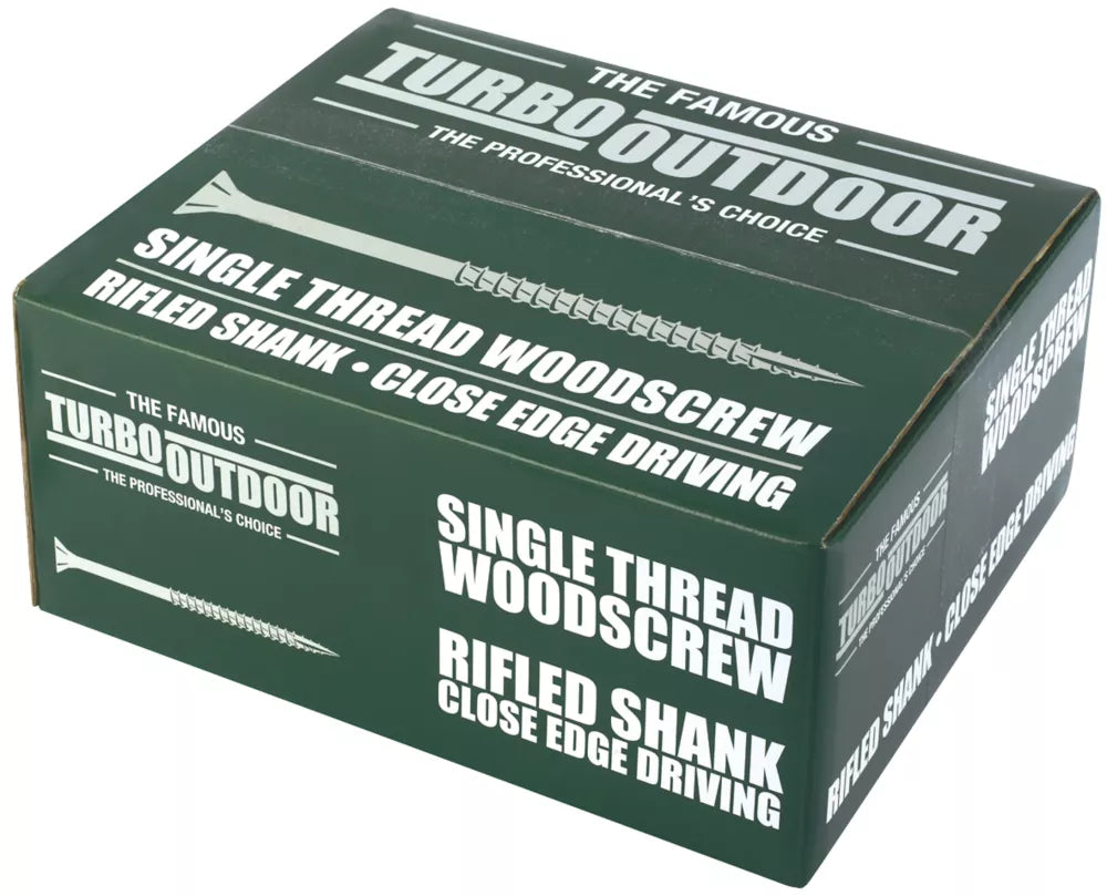 TURBO OUTDOOR PZ DOUBLE-COUNTERSUNK TRADE PACK 1000 PCS