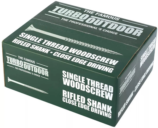 TURBO OUTDOOR PZ DOUBLE-COUNTERSUNK TRADE PACK 1000 PCS