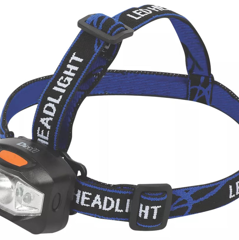 DIALL LED HEAD TORCH BLACK 120LM