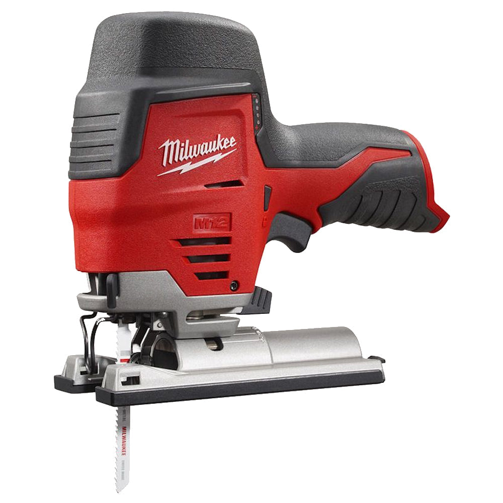 Milwaukee M12JS-0 12V Cordless Compact Jigsaw with 1 x 2.0Ah Battery & Charger in Bag