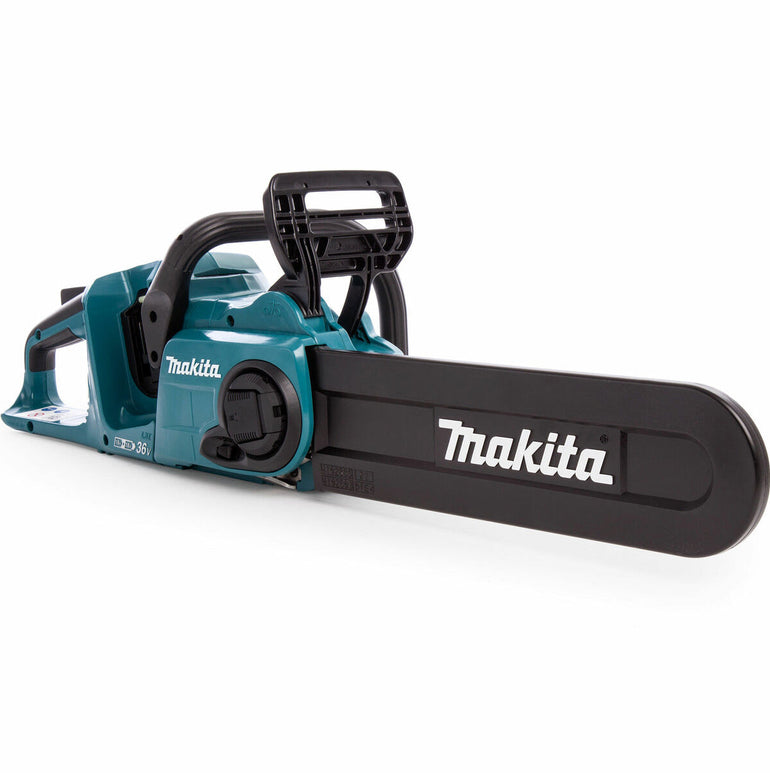 Makita DUC353Z 18v Twin 36v Brushless Chainsaw With 2 x 5Ah Batteries