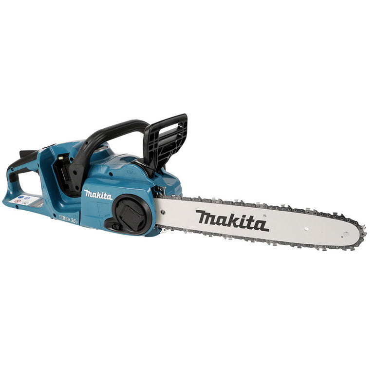 Makita DUC353Z 18v Twin 36V Brushless Chainsaw With 2 x 5Ah Batteries Charger