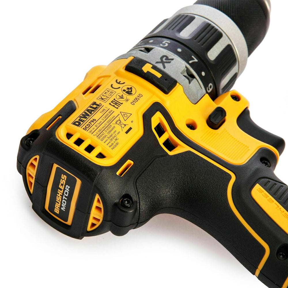 Dewalt 18V Brushless Twin Pack Impact Driver + Combi Drill with 2 x 5.0Ah Battery MTKIT-16179