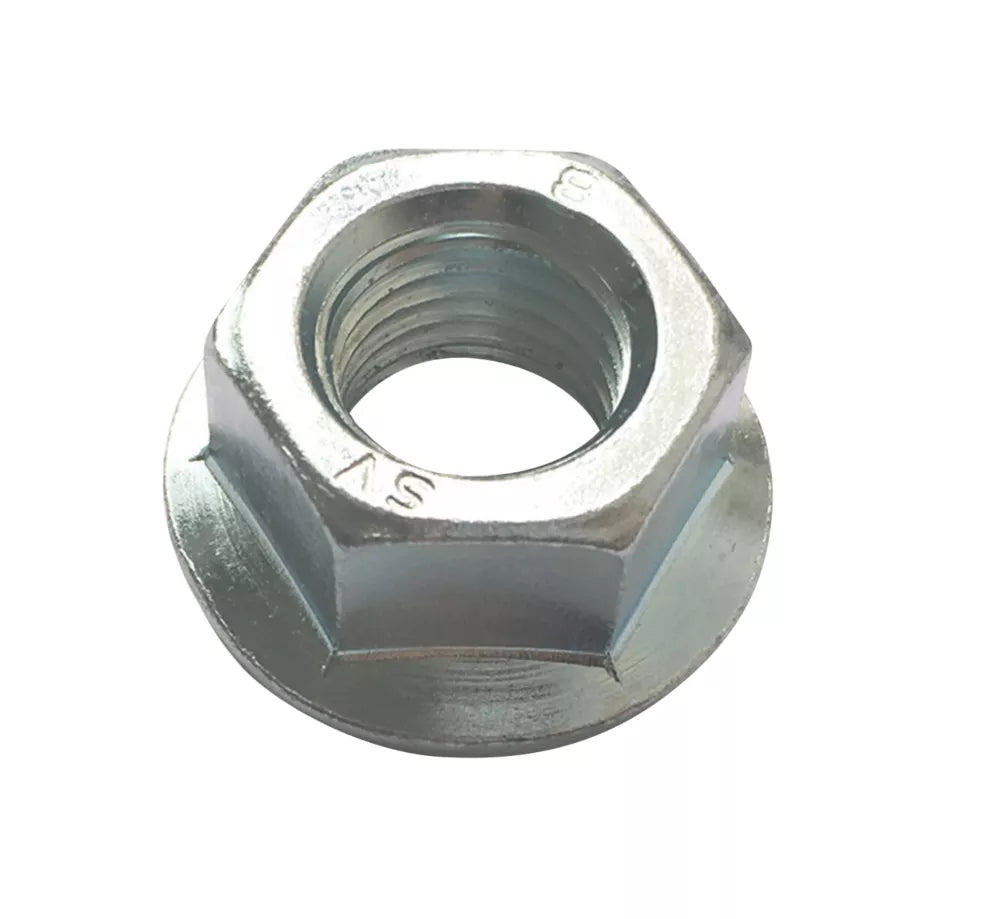 EASYFIX BZP CARBON STEEL FLANGE HEAD NUTS M8 100 PACK