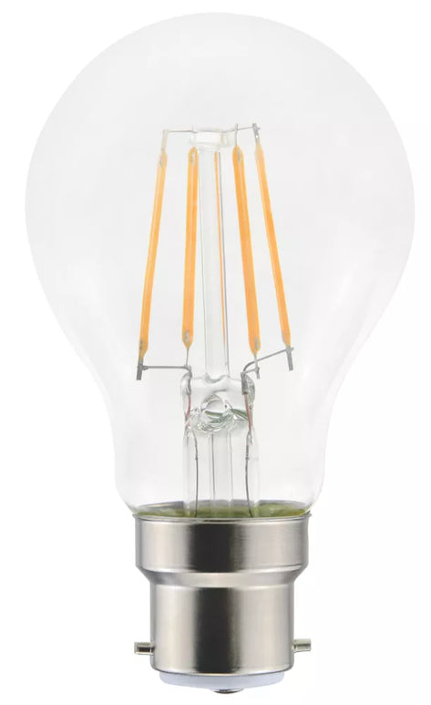 LAP BC A60 LED VIRTUAL FILAMENT LIGHT BULB 470LM 3.4W