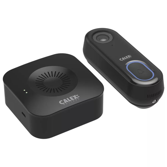 CALEX WIRED SMART VIDEO DOORBELL AND CHIME BLACK