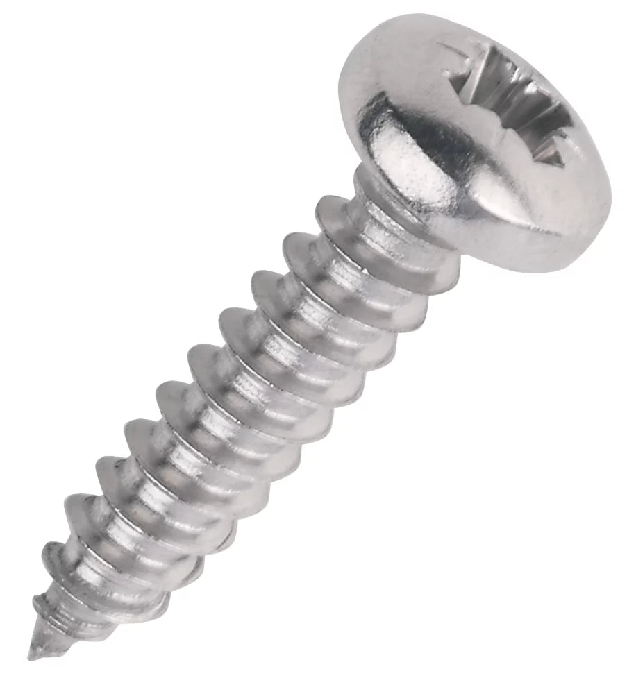 EASYDRIVE PZ PAN SELF-TAPPING SCREWS 8GA X 1" 100 PACK