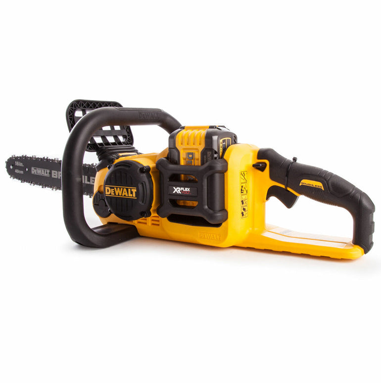 DeWalt DCM575X1 54V Flexvolt Brushless Chainsaw with 1 x 9.0Ah Battery & Charger