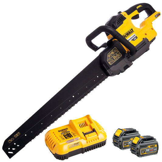 Dewalt DCS397T2 54V XR Flexvolt Brushless Alligator Saw With 2 x 6.0Ah Batteries & Charger