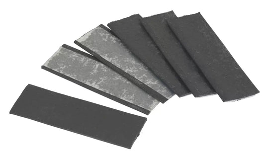 FLEXIFIRE GRAPHITE INTUMESCENT HINGE PADS 100MM 6 PACK