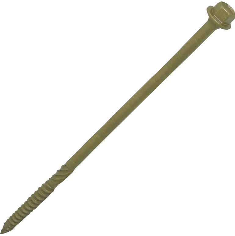TIMBASCREW HEX FLANGE TIMBER SCREWS 6.7MM X 150MM 50 PACK