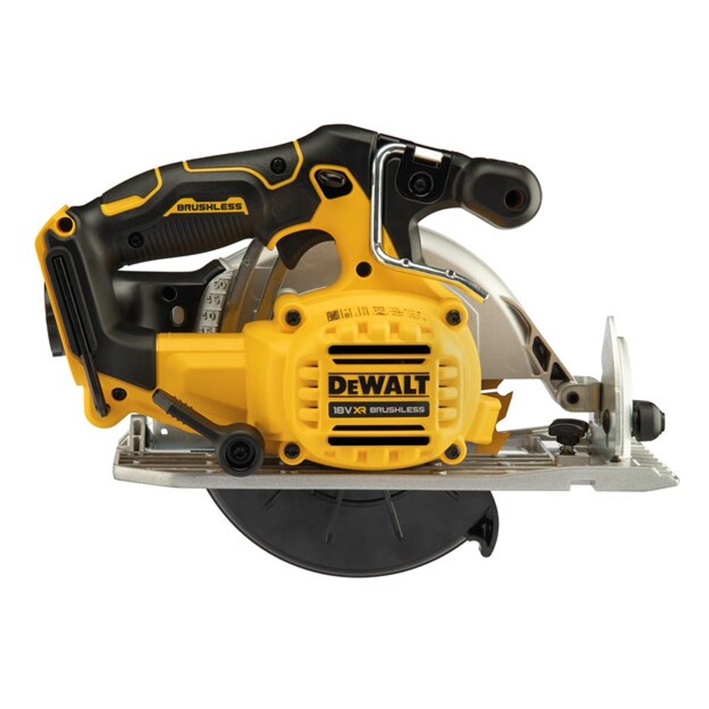 Dewalt DCS565P2 18V XR 165mm Brushless Circular Saw with 2 x 5.0Ah Batteries & Charger in Bag