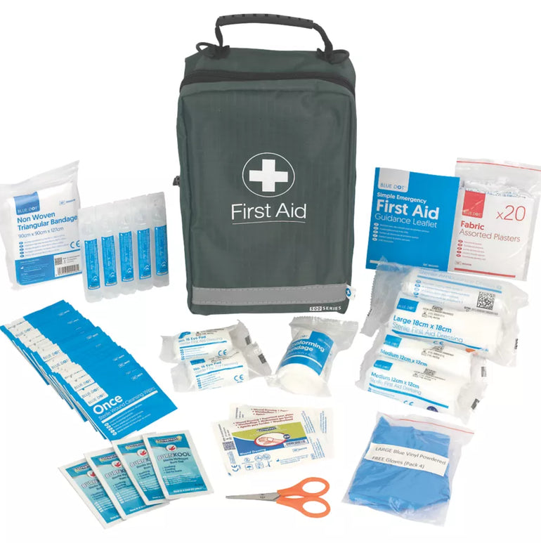 WALLACE CAMERON TOOLBOX & DIY FIRST AID POUCH 63 PCS