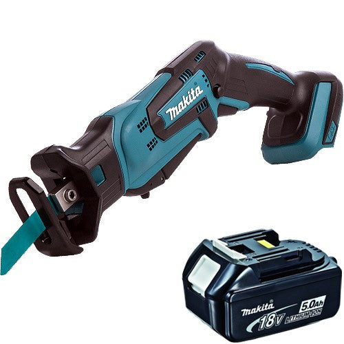 Makita DJR185 18V Mini Reciprocating Saw With 5.0Ah Battery