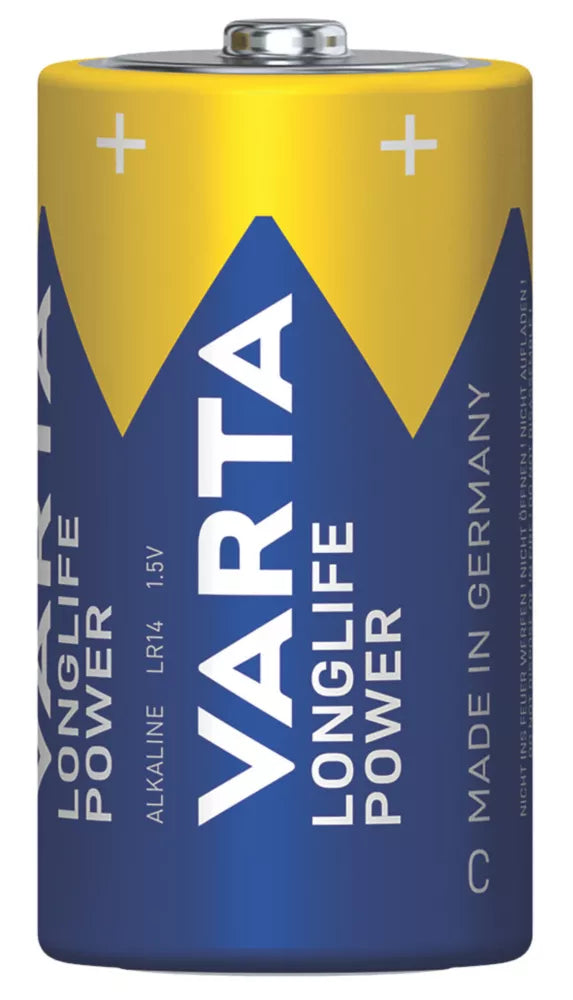 VARTA LONGLIFE POWER C ALKALINE HIGH ENERGY BATTERIES 6 PACK