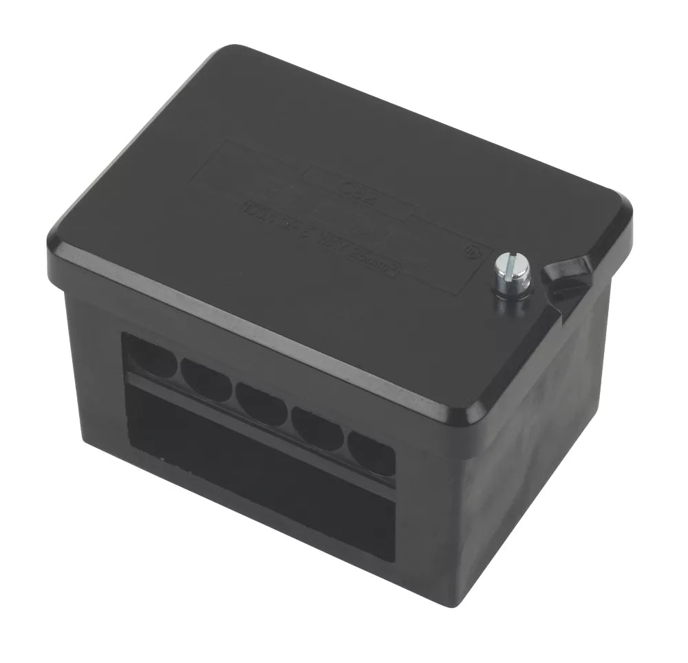 GREENBROOK 100A 2 X 5-WAYS 25MM² CONNECTOR BLOCK