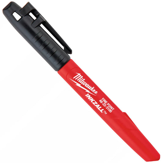 Milwaukee Inkzall Jobsite Chisel Point Marker Pen Black 48223103