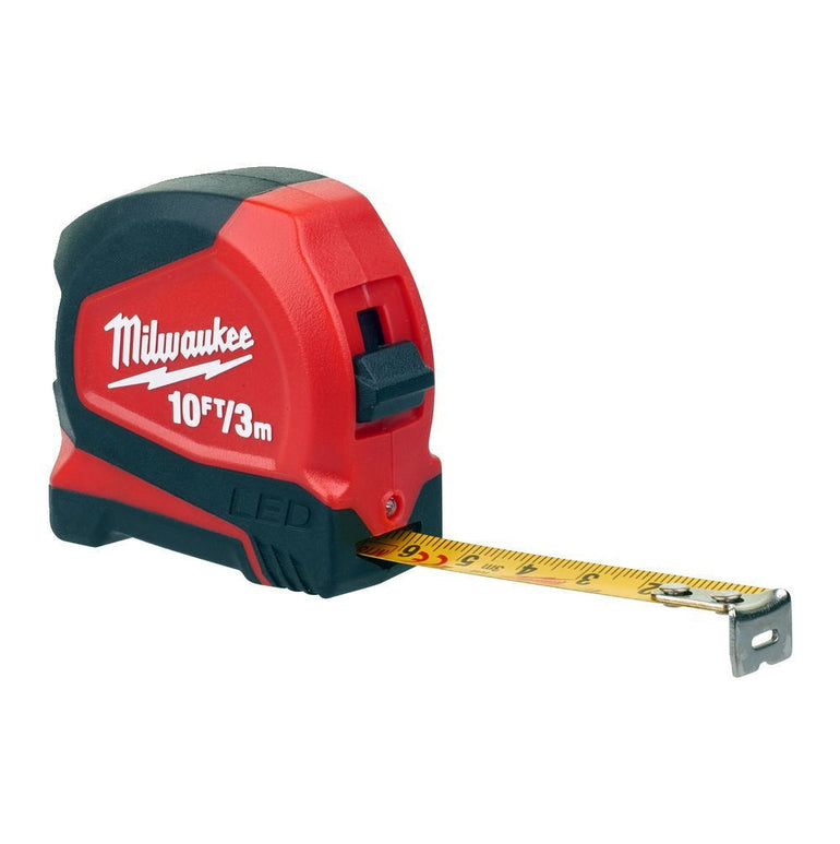 Milwaukee Magnetic LED Tape Measure 3m/10ft 48226602