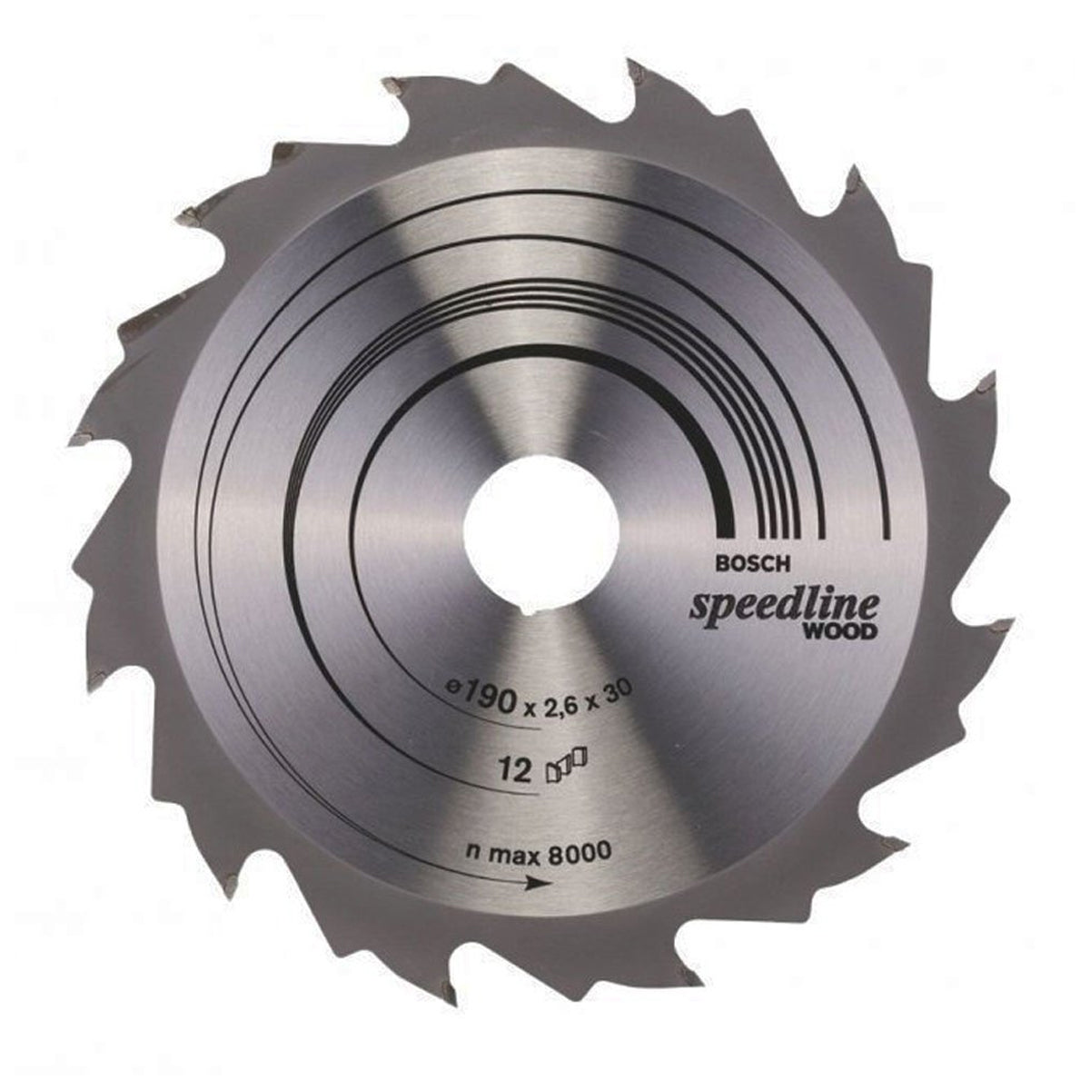 Bosch 190mm 12T Wood Circular Saw Blade 2608640800