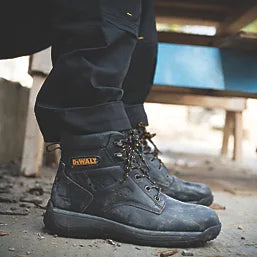 DEWALT BOLSTER SAFETY BOOTS BLACK SIZE 10