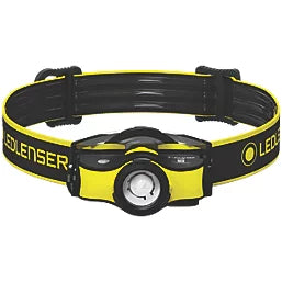 LEDLENSER IH5R RECHARGEABLE LED HEAD TORCH BLACK/YELLOW 400LM