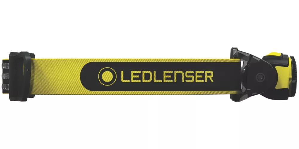 LEDLENSER IH5R RECHARGEABLE LED HEAD TORCH BLACK/YELLOW 400LM