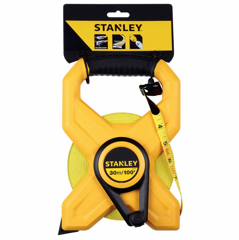 Stanley 2-34-791 Open Reel Fibreglass Tape 30m/100ft (W-13mm)STA234791