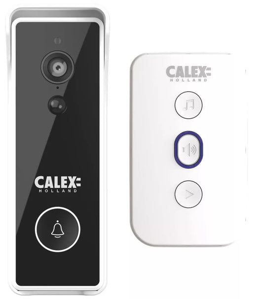 CALEX WIRELESS SMART VIDEO DOORBELL BLACK/WHITE