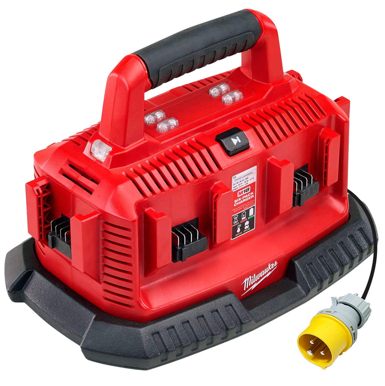 Milwaukee M1418C6 M14-M18 18V Multibay Charger 110V 4932430087