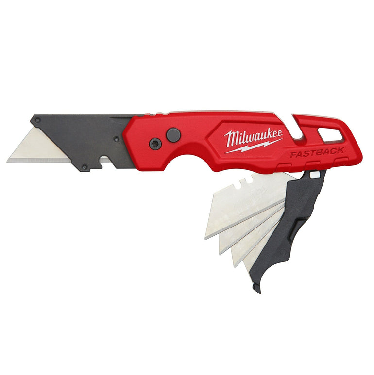 MILWAUKEE 4932471358 FASTBACK FLIP UTILITY KNIFE WITH BLADE STORAGE