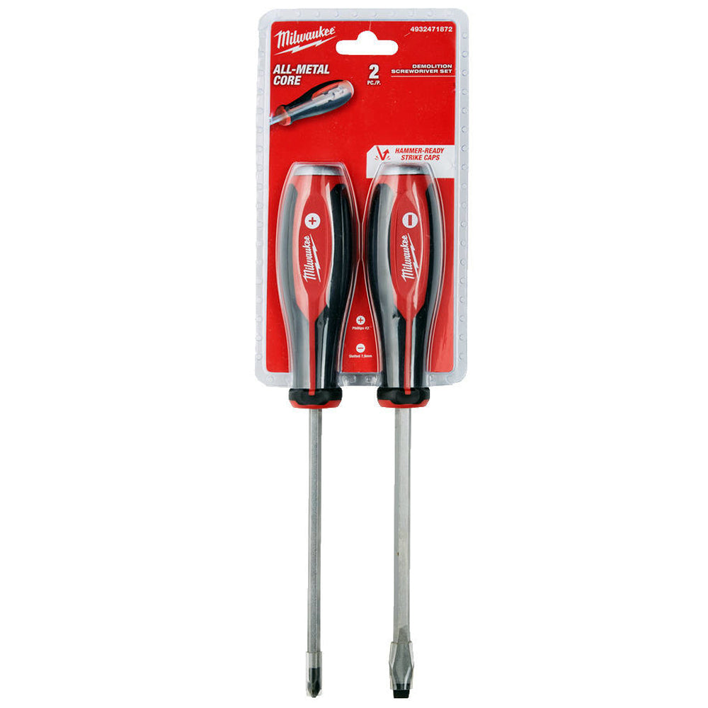 Milwaukee Tri-lobe Demolition Screwdriver 2 Piece Set 4932471872