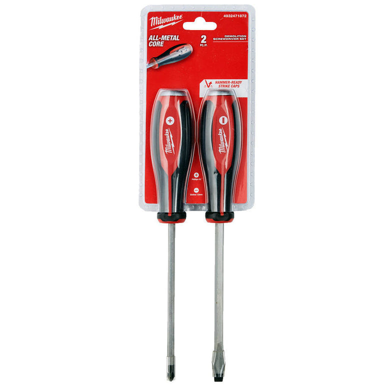 Milwaukee Tri-lobe Demolition Screwdriver 2 Piece Set 4932471872