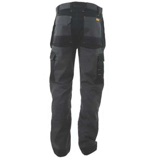 DEWALT BARSTOW HOLSTER WORK TROUSERS CHARCOAL GREY 36" W 31" L