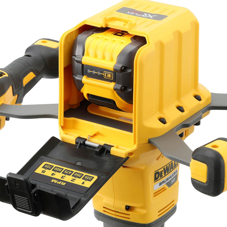 Dewalt DCD240X2 54V Flexvolt Brushless Paddle Mixer with 2 x 9.0Ah Batteries & Charger