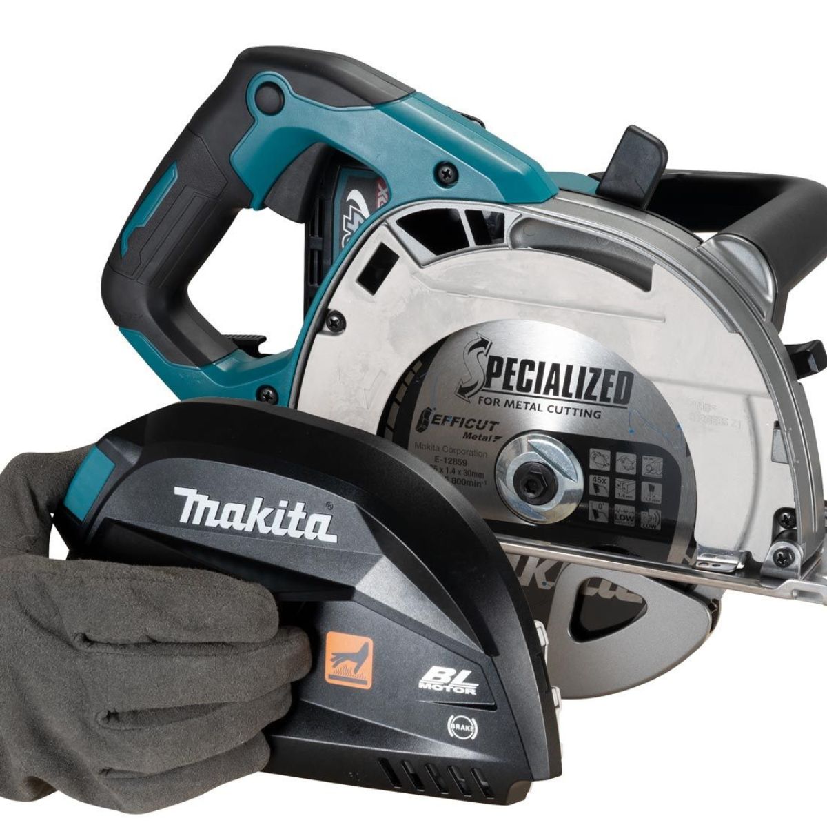 Makita CS002GZ01 40V 185mm Brushless Metal Cutter Saw with 1 x 2.5Ah Battery & Charger